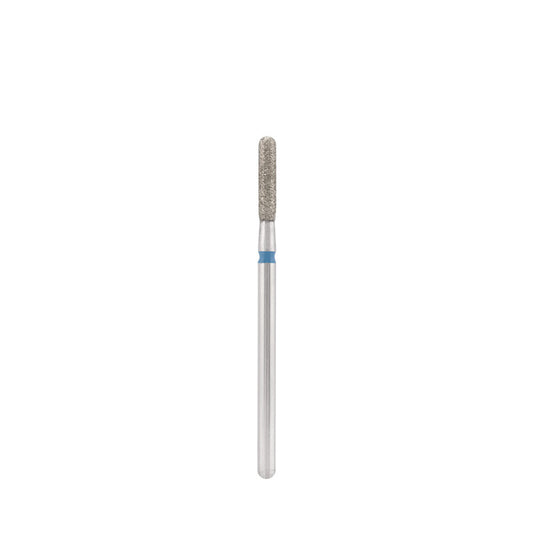 Diamond bit "rounded cylinder" blue, L-8,0 mm., Ø2,3 mm.