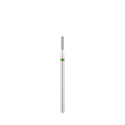 Dettaglio di Diamond bit "rounded cylinder" green, L-8,0 mm., Ø1,6 mm.