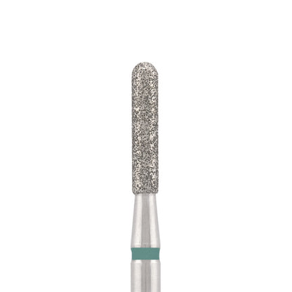 Vista alternativa di Diamond bit "rounded cylinder" green, L-8,0 mm., Ø1,8 mm.