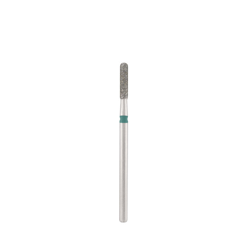 Dettaglio di Diamond bit "rounded cylinder" green, L-8,0 mm., Ø2,3 mm.