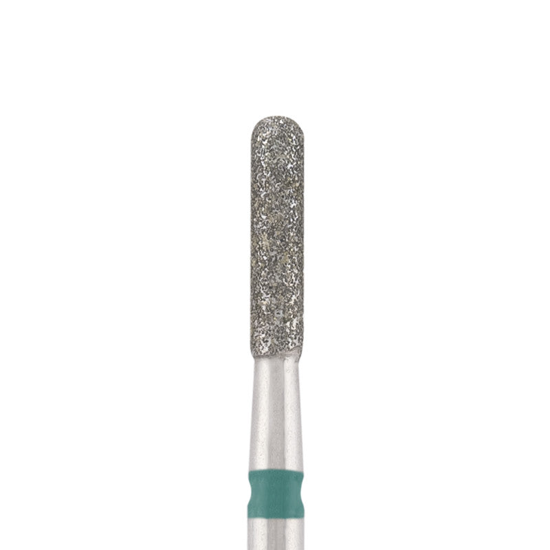 Vista alternativa di Diamond bit "rounded cylinder" green, L-8,0 mm., Ø2,3 mm.