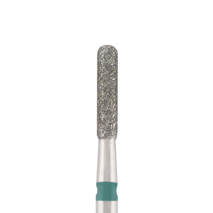 Vista alternativa di Diamond bit "rounded cylinder" green, L-8,0 mm., Ø2,3 mm.