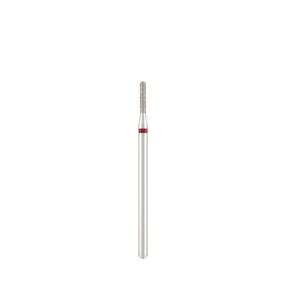 Dettaglio di Diamond bit "rounded cylinder" red, L-8,0 mm., Ø1,6 mm.