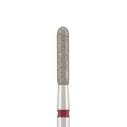 Vista alternativa di Diamond bit "rounded cylinder" red, L-8,0 mm., Ø2,3 mm.