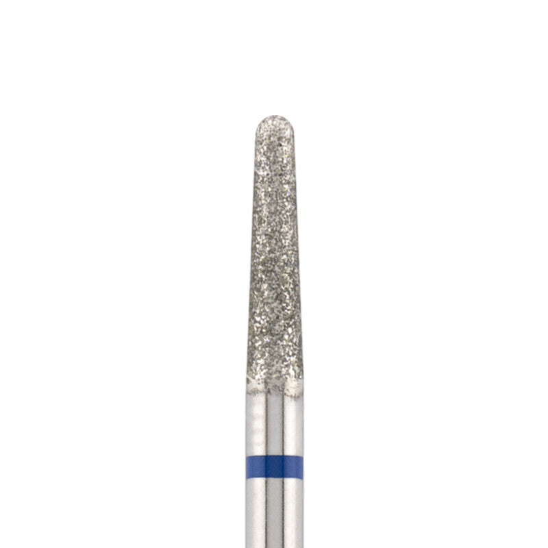 Vista alternativa di Diamond bit "rounded cone" blue, L-10,0 mm., Ø2,3 mm.