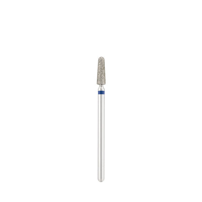 Dettaglio di Diamond bit "rounded cone" blue, L-10,0 mm., Ø3,3 mm.