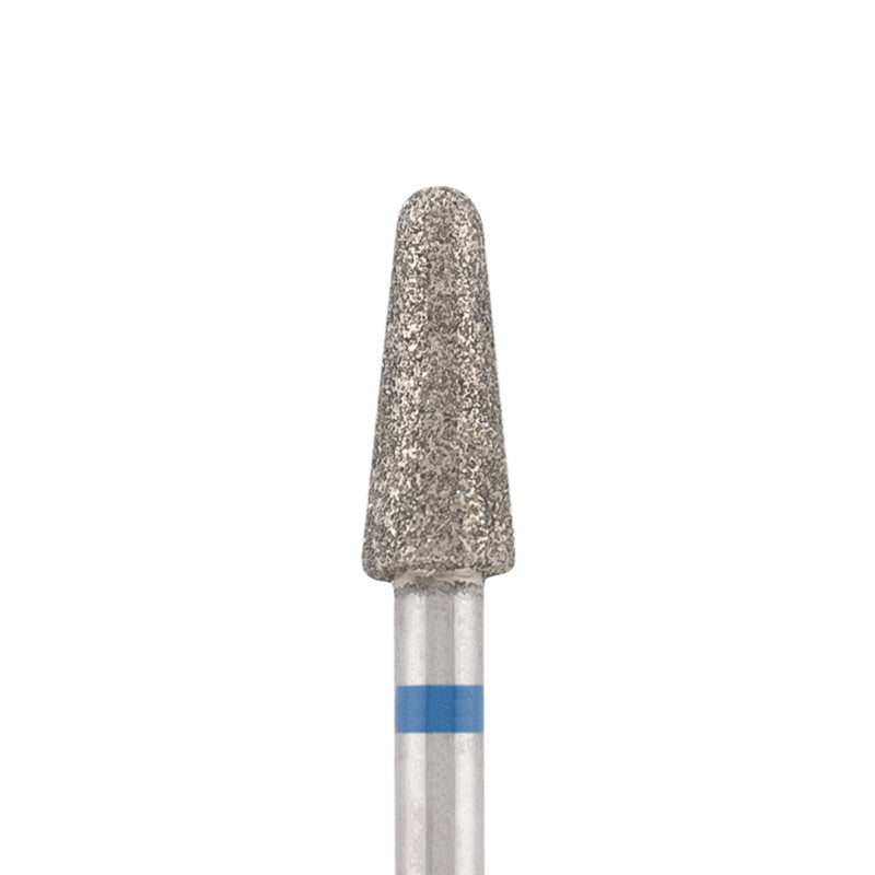 Vista alternativa di Diamond bit "rounded cone" blue, L-10,0 mm., Ø4,0 mm.