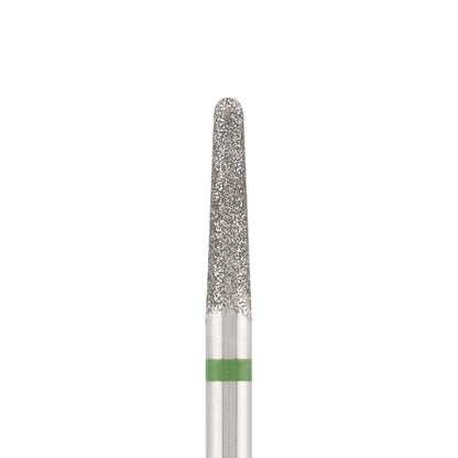Vista alternativa di Diamond bit "rounded cone" green, L-10,0 mm., Ø2,3 mm.