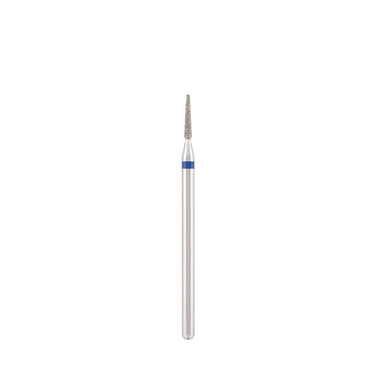 Diamond bit "rounded needle" blue, L-9,0 mm., Ø1,4 mm.