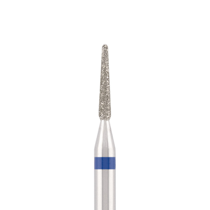 Vista alternativa di Diamond bit "rounded needle" blue, L-9,0 mm., Ø1,4 mm.
