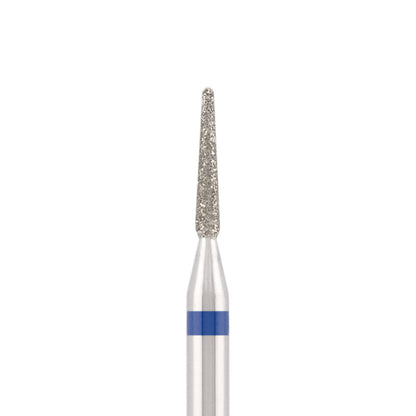 Vista alternativa di Diamond bit "rounded needle" blue, L-9,0 mm., Ø1,4 mm.