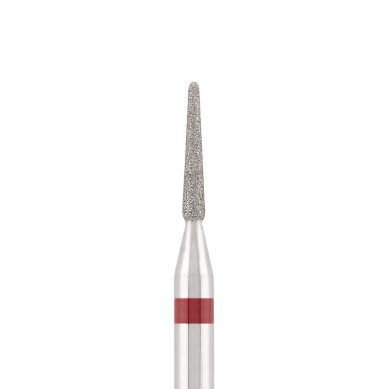 Vista alternativa di Diamond bit "rounded needle" red, L-9,0 mm., Ø1,4 mm.