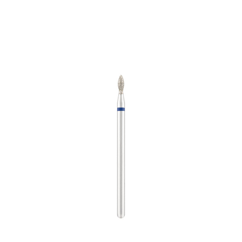 Dettaglio di Diamond bit "drop" blue, L- 4,5 mm., Ø1,8 mm.