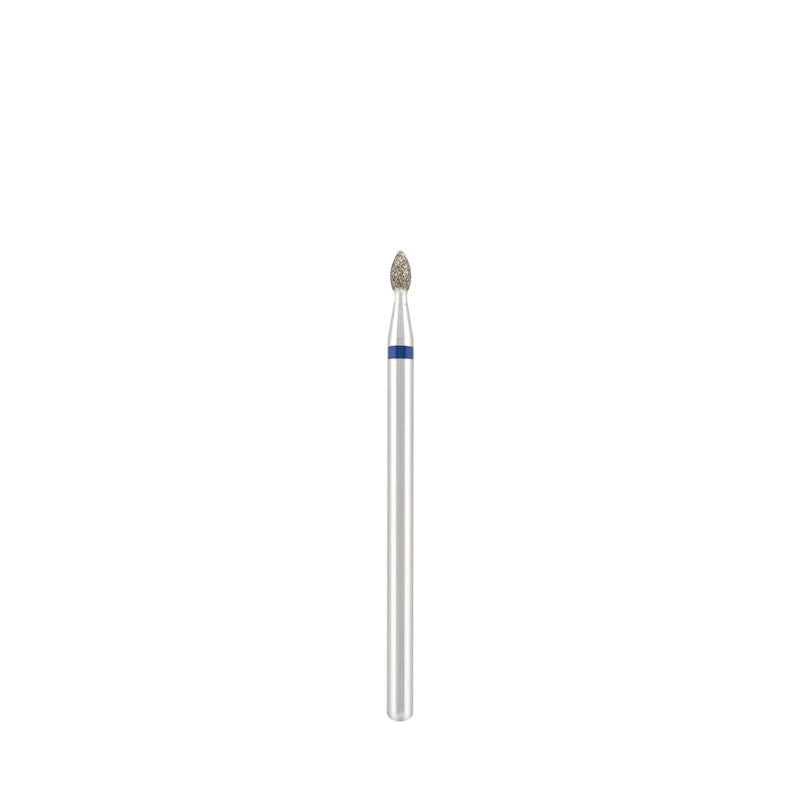 Diamond bit "drop" blue, L- 5,0 mm., Ø2,1 mm.