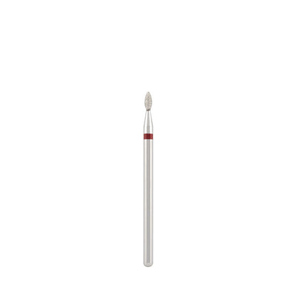 Dettaglio di Diamond bit "drop" red, L- 5,0 mm., Ø1,8 mm.