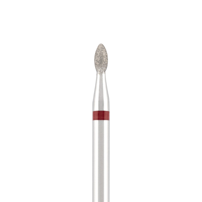Vista alternativa di Diamond bit "drop" red, L- 5,0 mm., Ø2,1 mm.