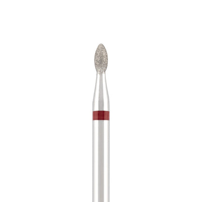 Vista alternativa di Diamond bit "drop" red, L- 5,0 mm., Ø2,1 mm.