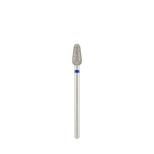 Diamond bit "rounded drop" blue, L- 10,0 mm., Ø4,6 mm.