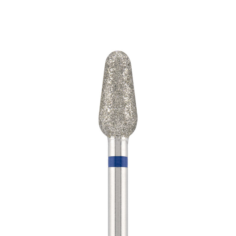 Vista alternativa di Diamond bit "rounded drop" blue, L- 10,0 mm., Ø4,6 mm.