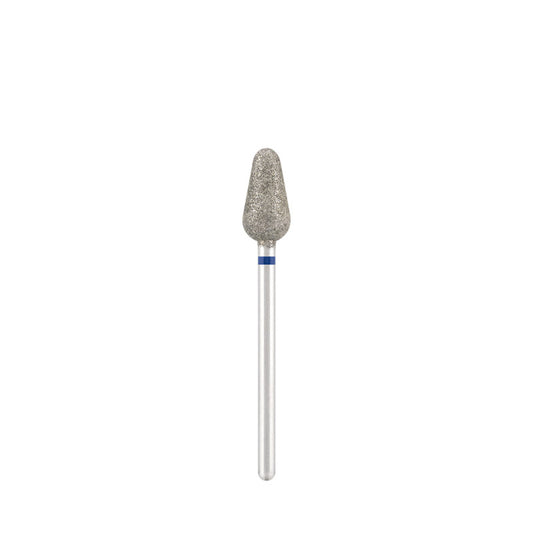 Diamond bit "rounded drop" blue, L- 12,5 mm., Ø6,5 mm.