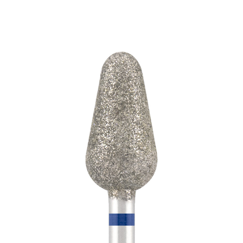Vista alternativa di Diamond bit "rounded drop" blue, L- 12,5 mm., Ø6,5 mm.