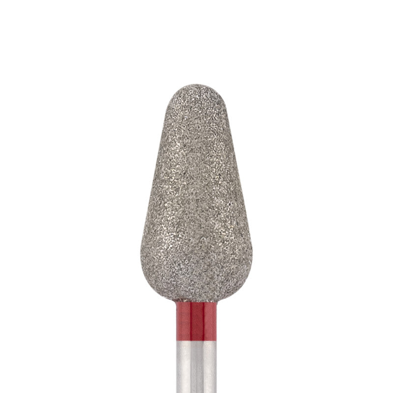 Vista alternativa di Diamond bit "rounded drop" red, L- 12,5 mm., Ø6,5 mm.