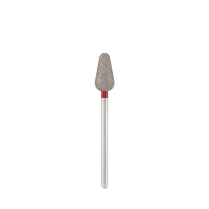 Dettaglio di Diamond bit "rounded drop" red, L- 12,5 mm., Ø6,5 mm.