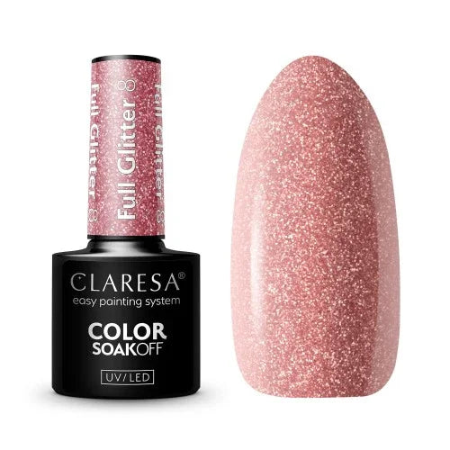 Claresa Smalto Semipermanente 8 Full Glitter - 5g - Lady&Oscar