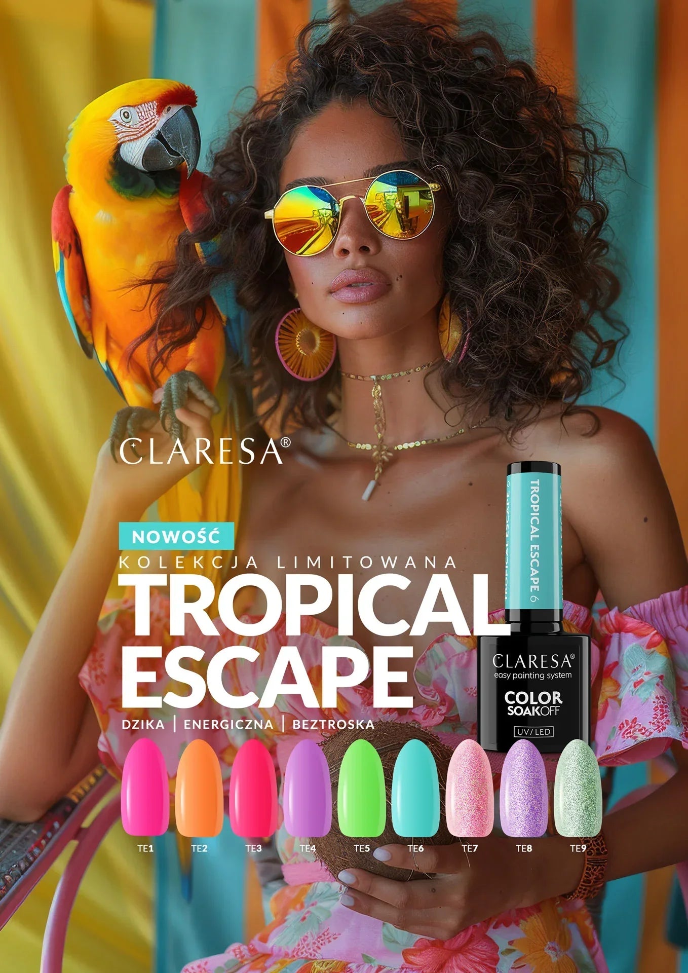 Claresa Smalto Semipermanente Tropical Escape 8 5g - Lady&Oscar