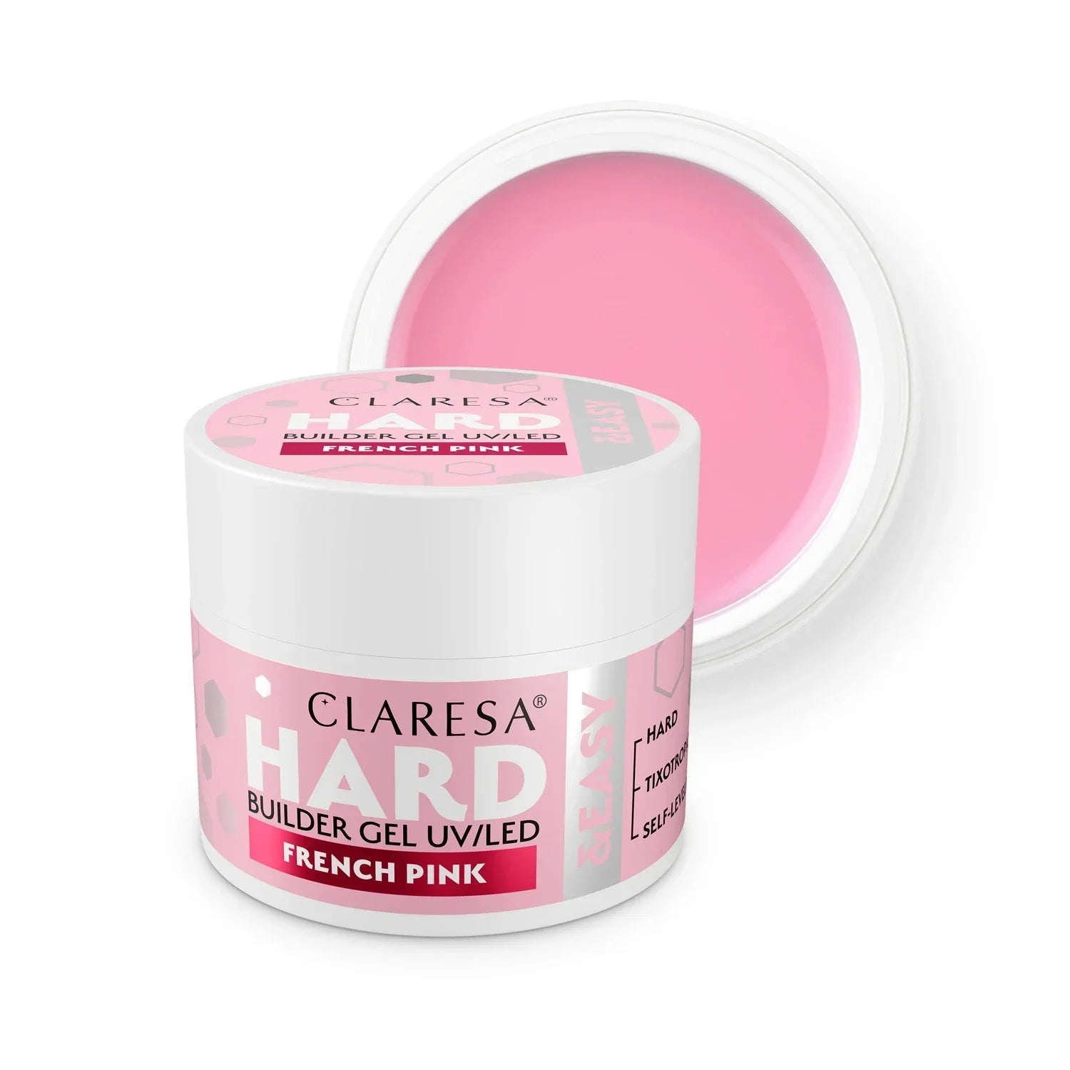 Claresa Hard&Easy Builder gel 12g FRENCH PINK - Lady&Oscar