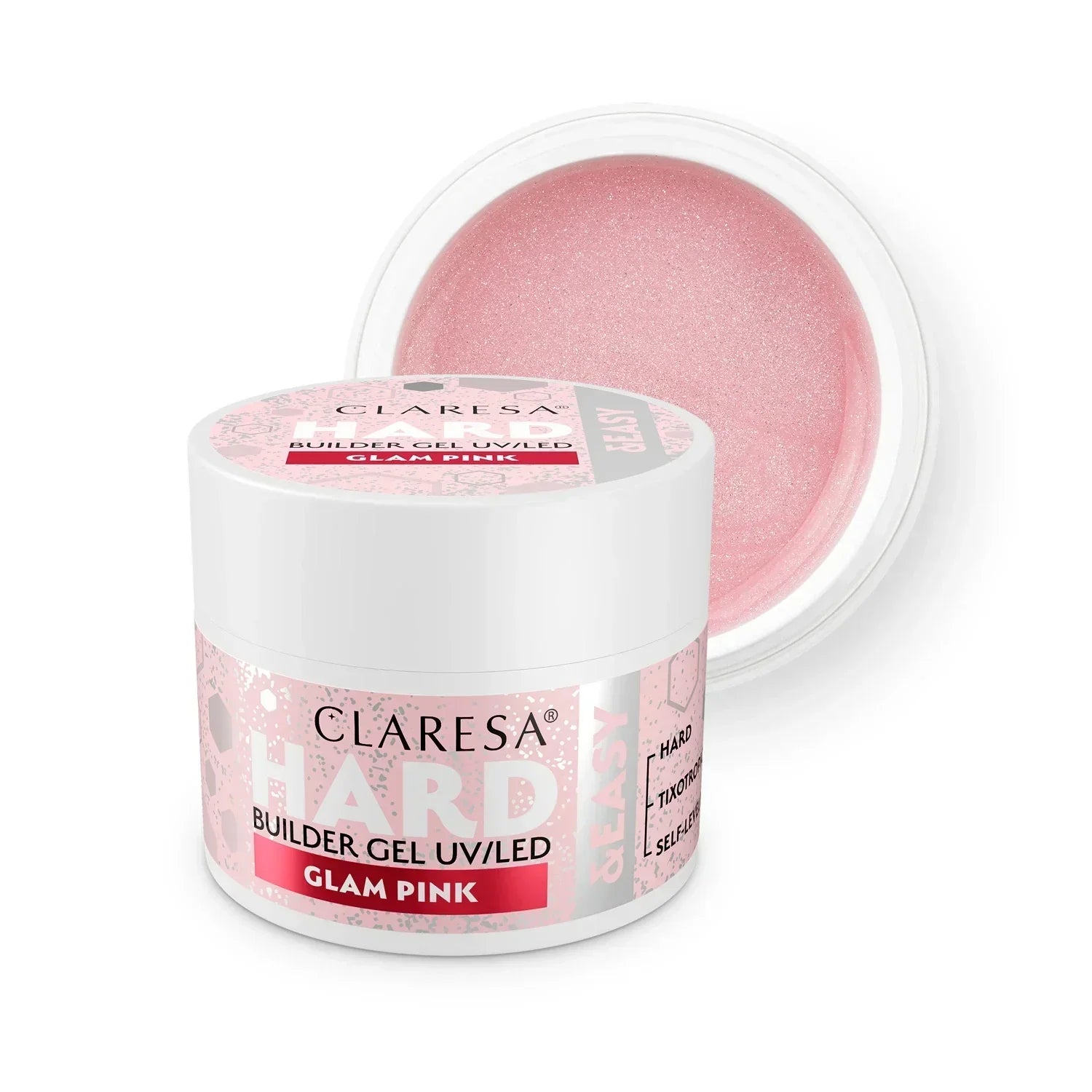 Claresa Hard&Easy Builder gel 45g Glam Pink - Lady&Oscar