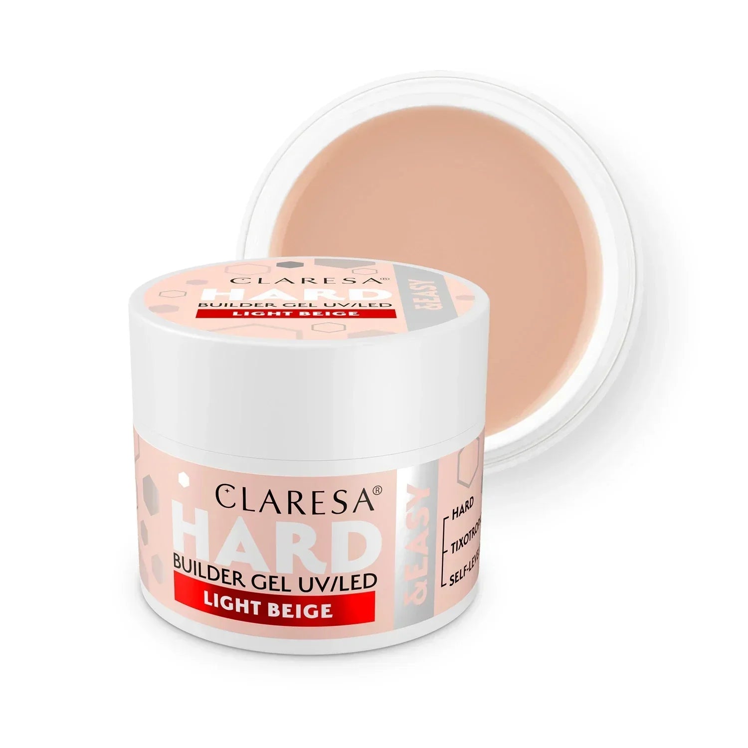 Claresa Hard&Easy Builder gel 45g LIGHT BEIGE - Lady&Oscar