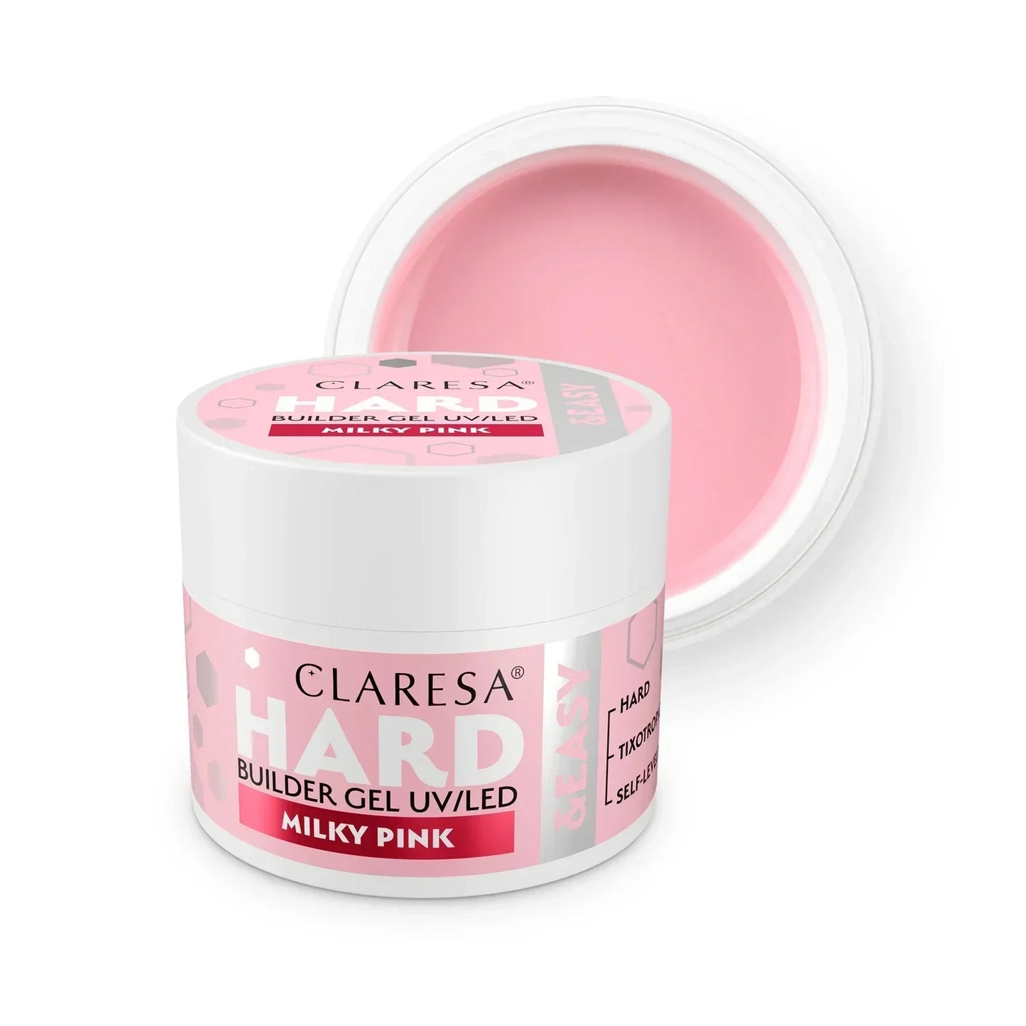 Claresa Hard&Easy Builder gel 45g MILKY PINK - Lady&Oscar