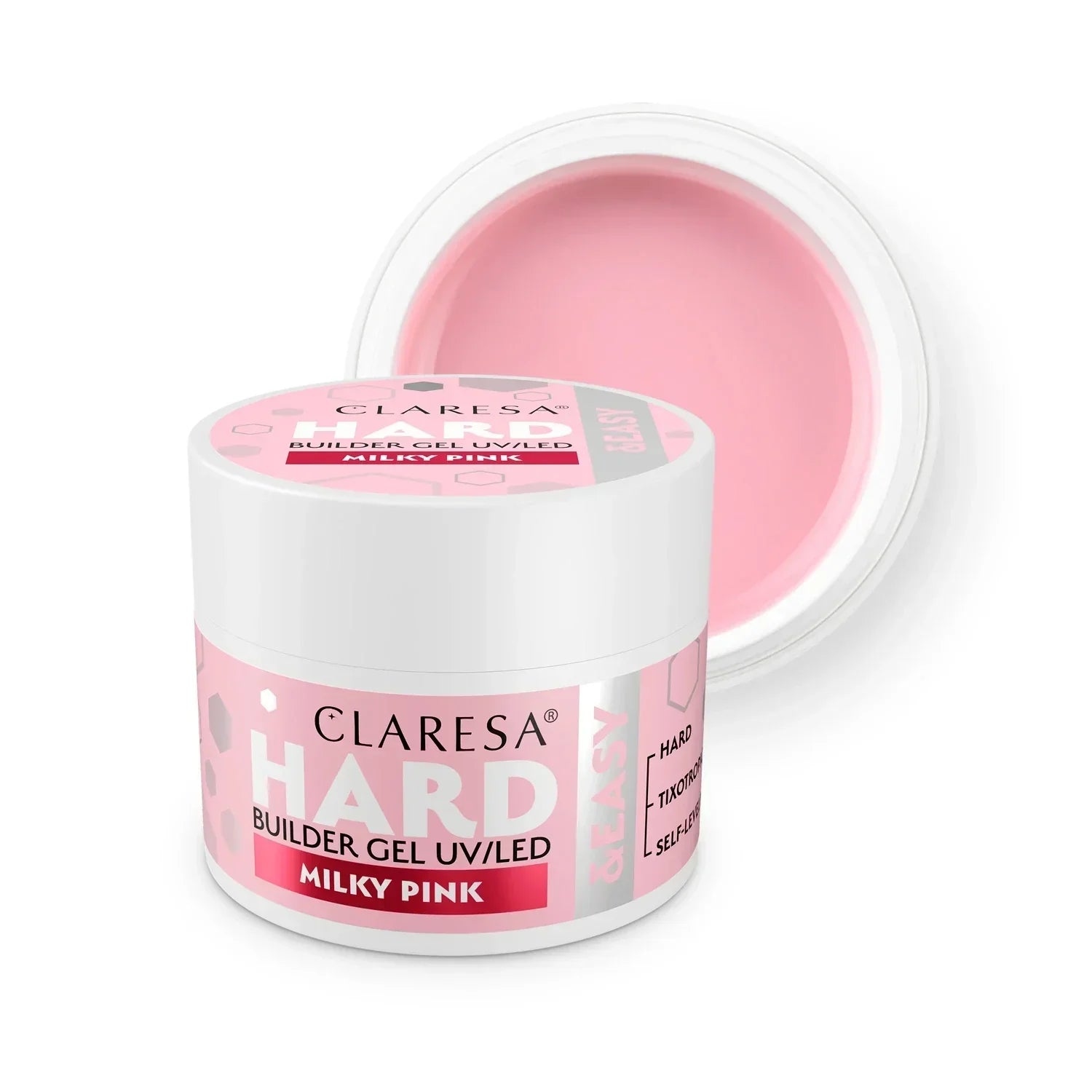 Claresa Hard&Easy Builder gel 45g MILKY PINK - Lady&Oscar