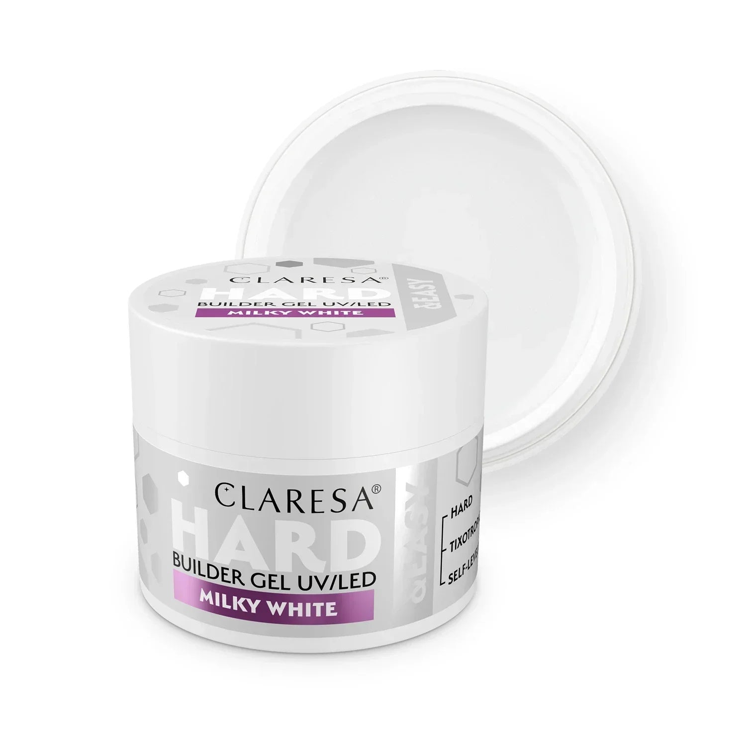 Claresa Hard&Easy Builder gel 45g Milky White - Lady&Oscar