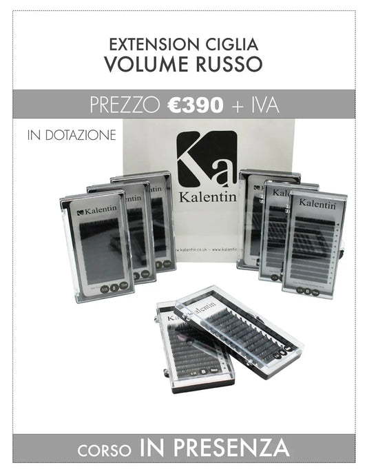 Corso Extension Ciglia Volume Russo