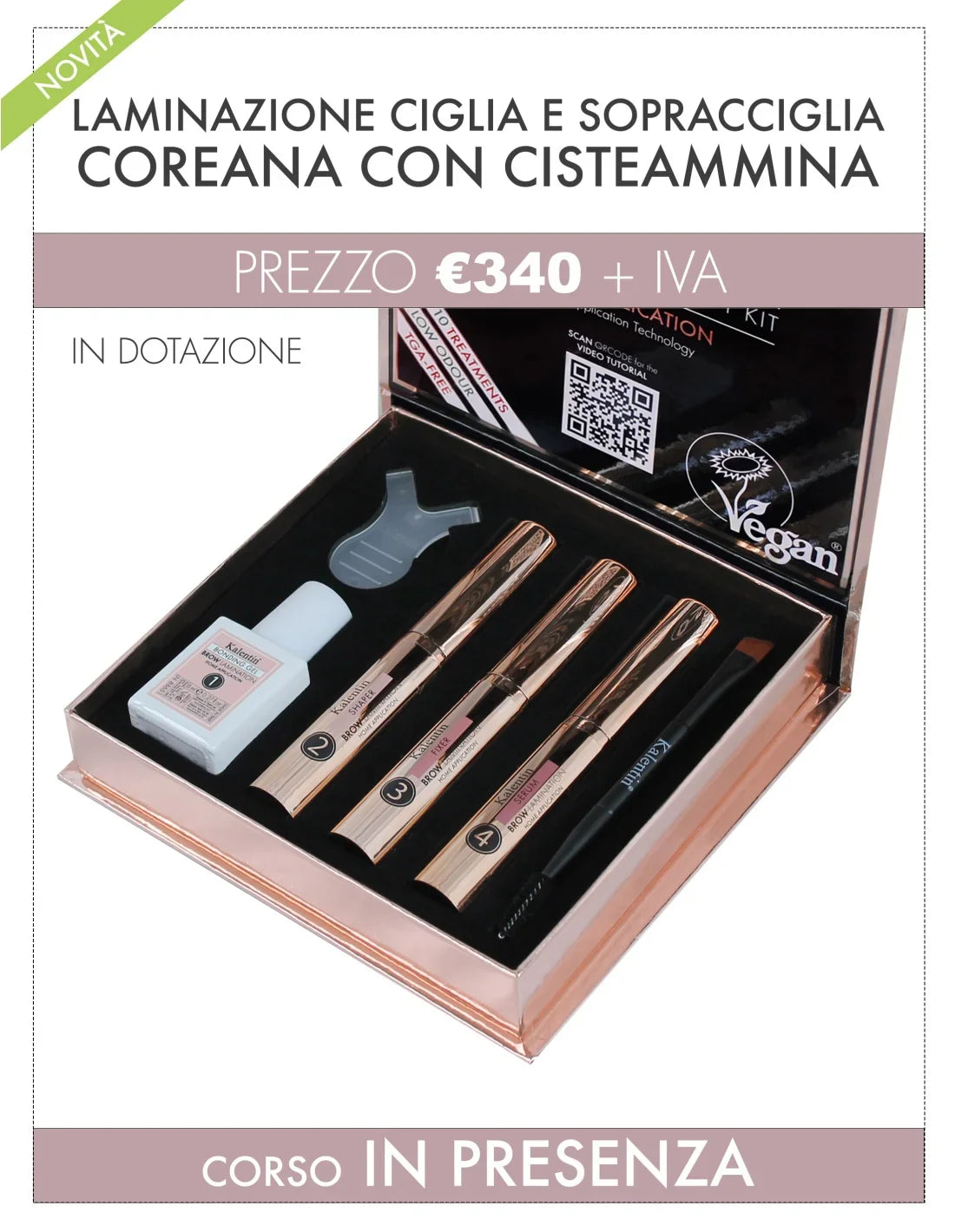 Corso Laminazione Ciglia e Sopracciglia Coreana