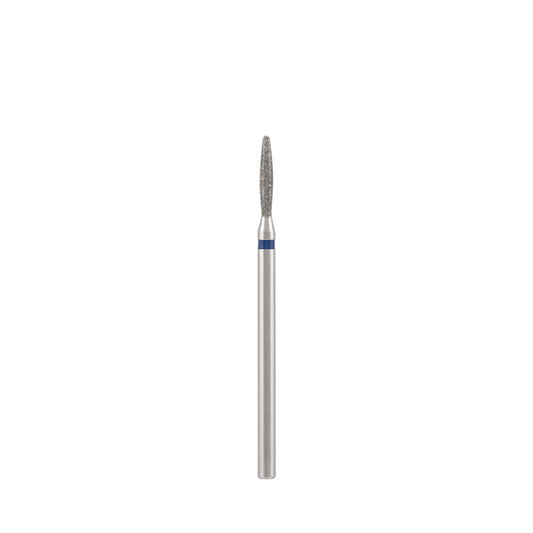 Diamond bit "flame" extra safe, blue, L- 10,0 mm., Ø1,8 mm. NEW