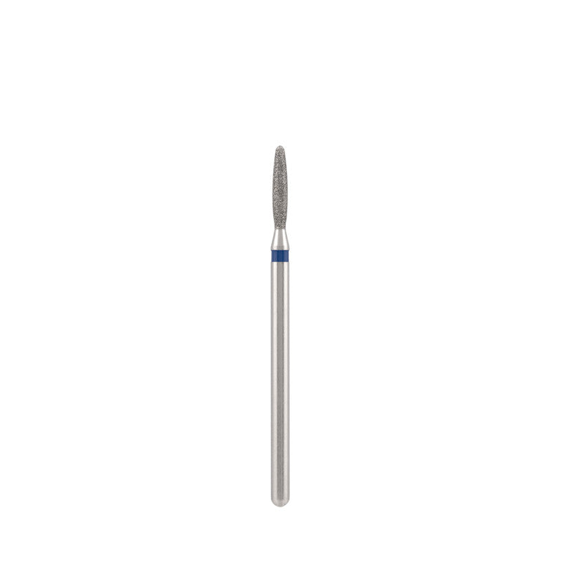 Dettaglio di Diamond bit "flame" extra safe, blue, L- 10,0 mm., Ø2,1 mm. NEW