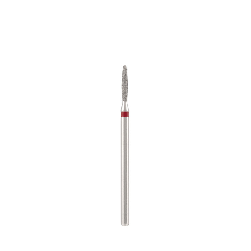 Dettaglio di Diamond bit "flame" extra safe, red, L- 10,0 mm., Ø1,8 mm. NEW