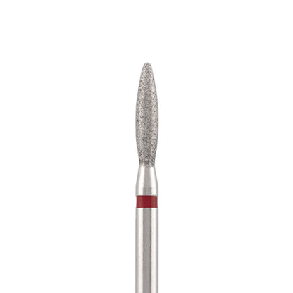 Dettaglio di Diamond bit "flame" extra safe, red, L- 10,0 mm., Ø2,1 mm. NEW