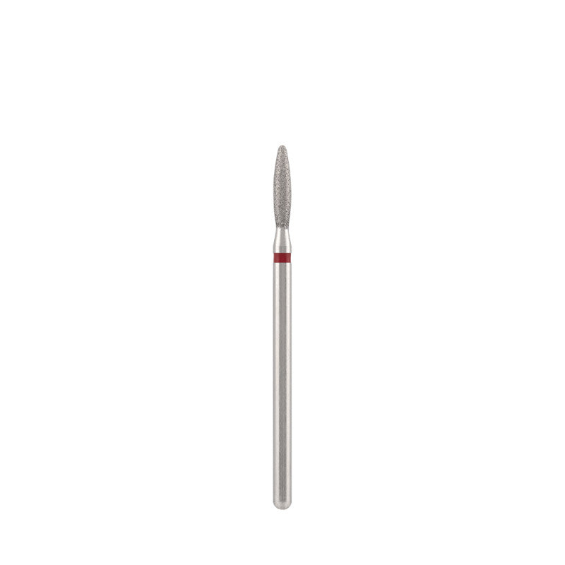 Dettaglio di Diamond bit "flame" extra safe, red, L- 10,0 mm., Ø2,3 mm. NEW