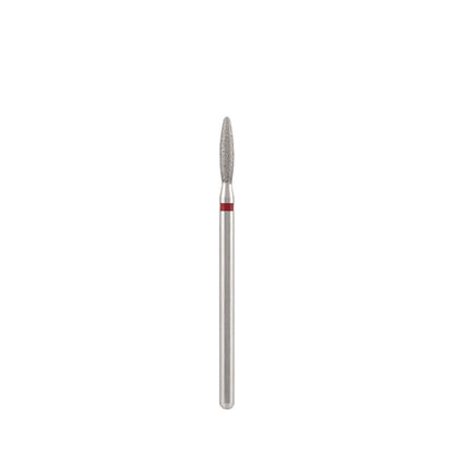 Dettaglio di Diamond bit "flame" extra safe, red, L- 10,0 mm., Ø2,3 mm. NEW