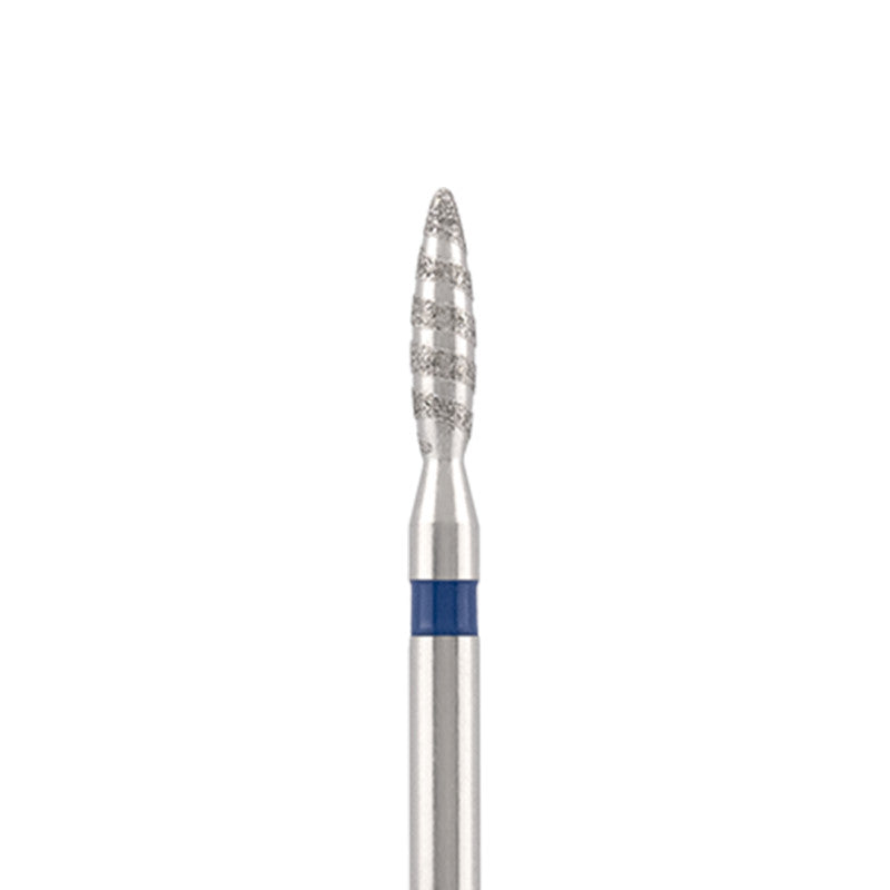 Vista alternativa di Diamond bit "tornado" safe, blue, L- 10,0 mm., Ø2,3 mm. NEW