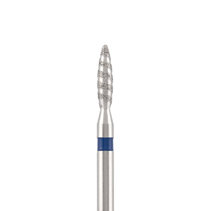 Vista alternativa di Diamond bit "tornado" safe, blue, L- 10,0 mm., Ø2,3 mm. NEW