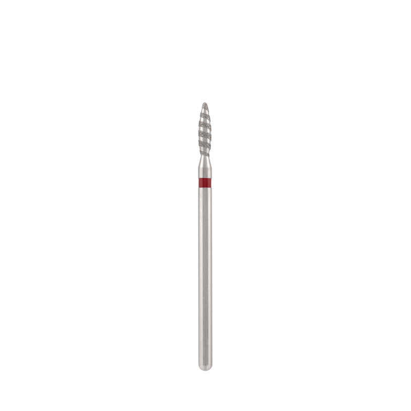 Dettaglio di Diamond bit "tornado" safe, red, L- 10,0 mm., Ø2,1 mm. NEW