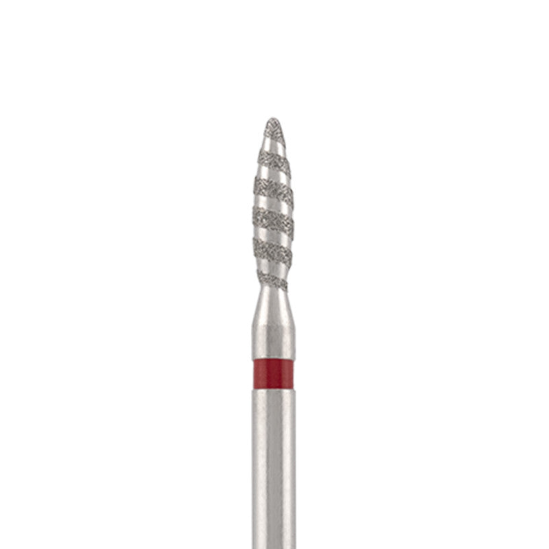 Vista alternativa di Diamond bit "tornado" safe, red, L- 10,0 mm., Ø2,1 mm. NEW
