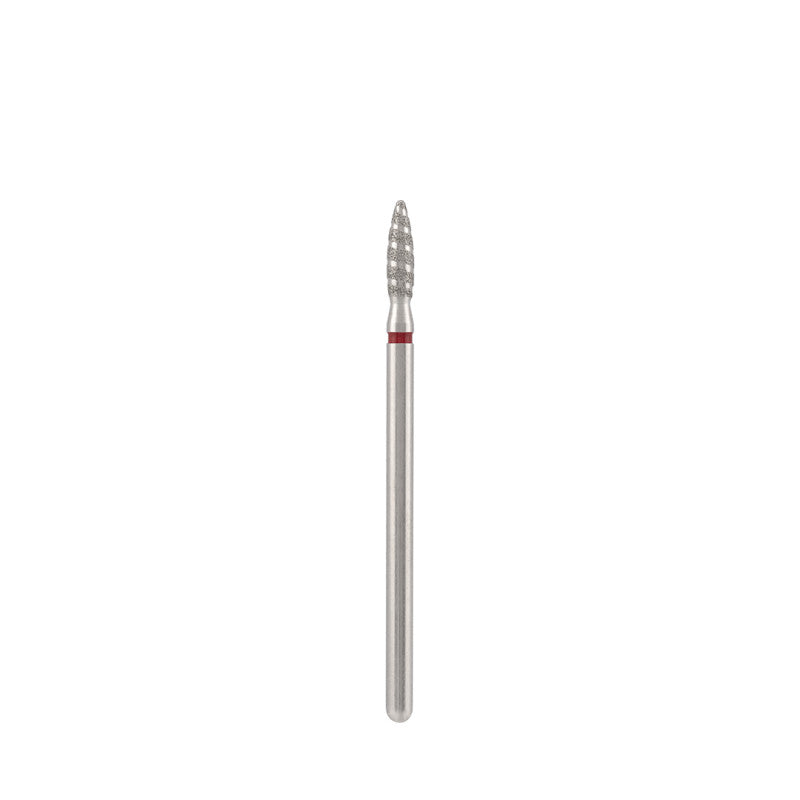 Dettaglio di Diamond bit "tornado" safe, red, L- 10,0 mm., Ø2,3 mm. NEW