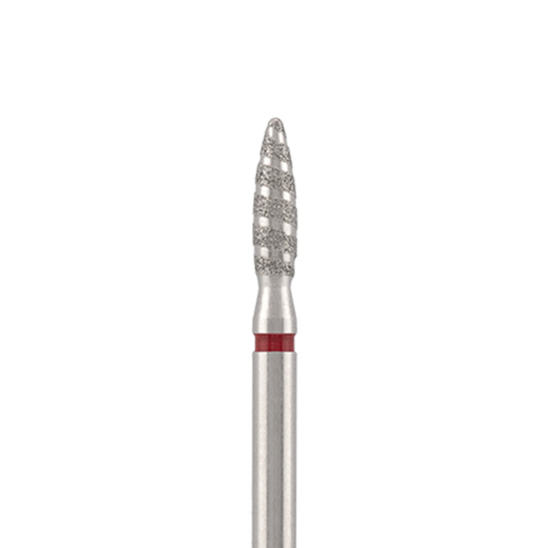 Vista alternativa di Diamond bit "tornado" safe, red, L- 10,0 mm., Ø2,3 mm. NEW