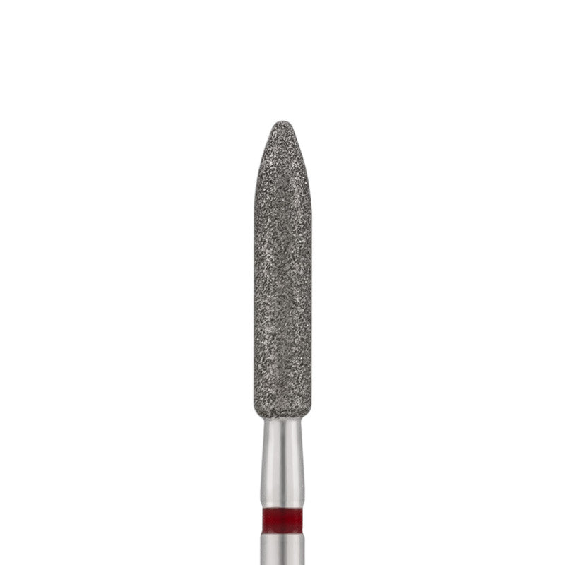 Diamond bit "bullet", red L- 15,0 mm., Ø3,1 mm. NEW